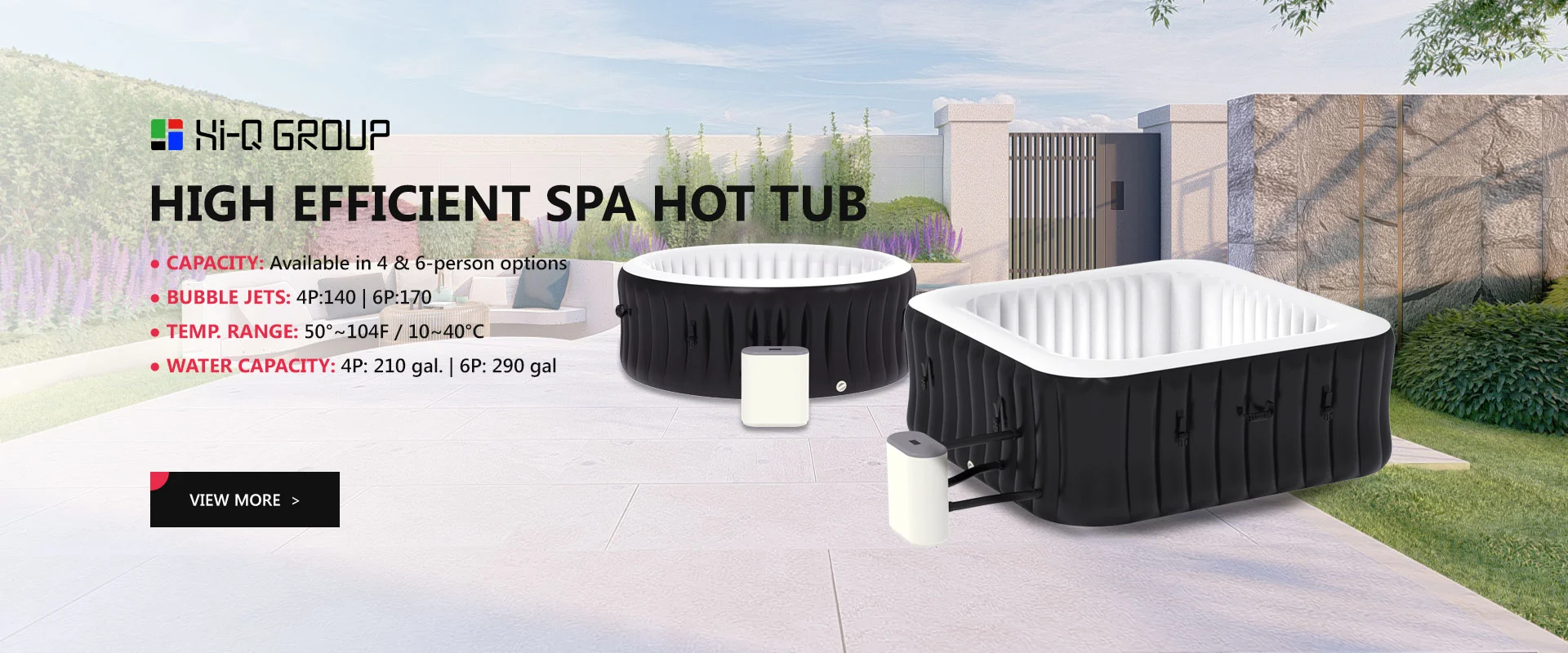 Aukštos efektyvios SPA vonia