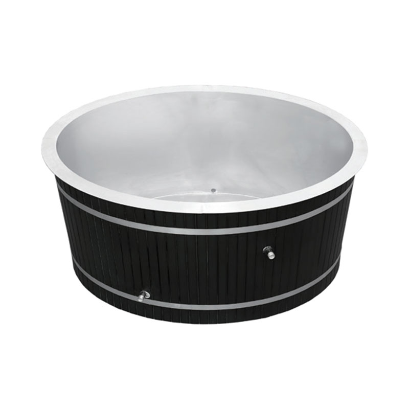 Medinė šalto vandens vonia