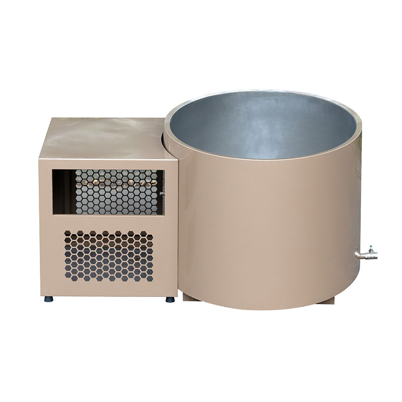 Šampano aukso pilnas 304 nerūdijančio plieno šalto giluminio vandens vonia