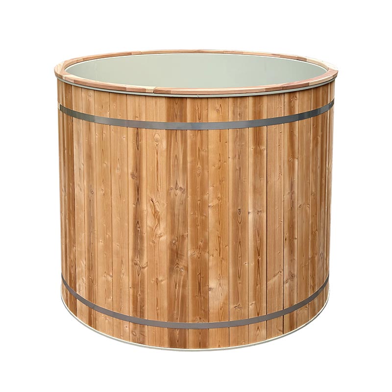 Giliai panardinamo dydžio šalta vonia su 304 nerūdijančio plieno įdėklu