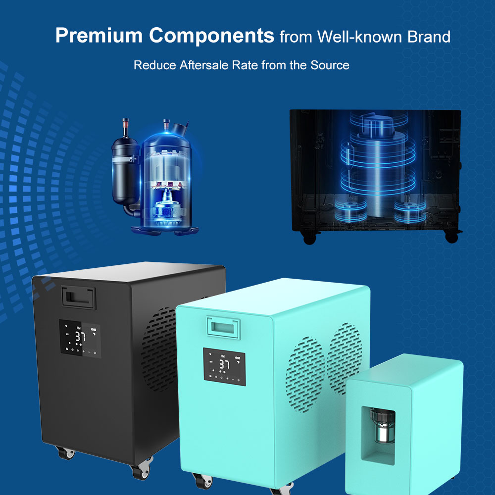 Freestanding Cold Bathtub Water Chiller For Home