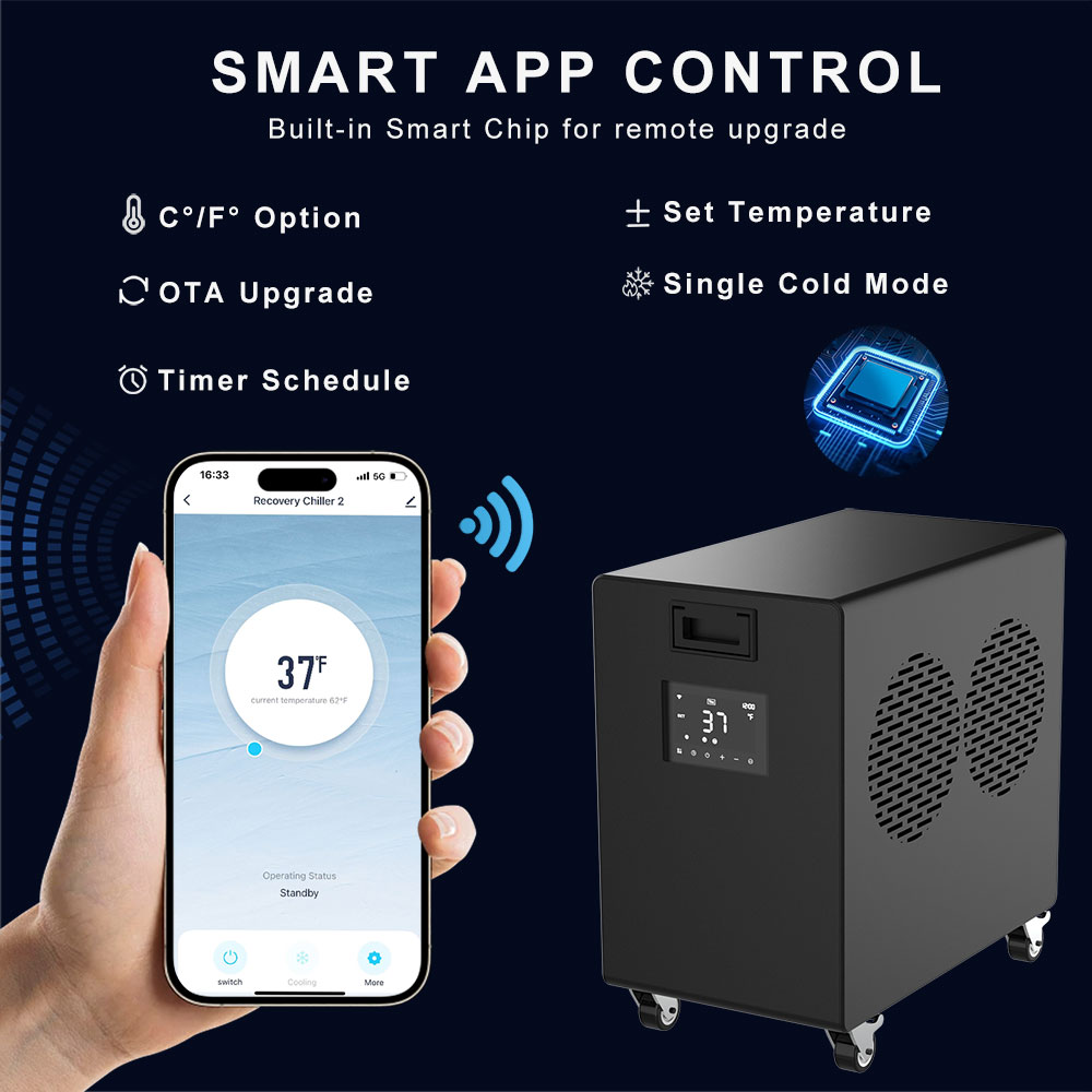 Freestanding Cold Bathtub Water Chiller For Home